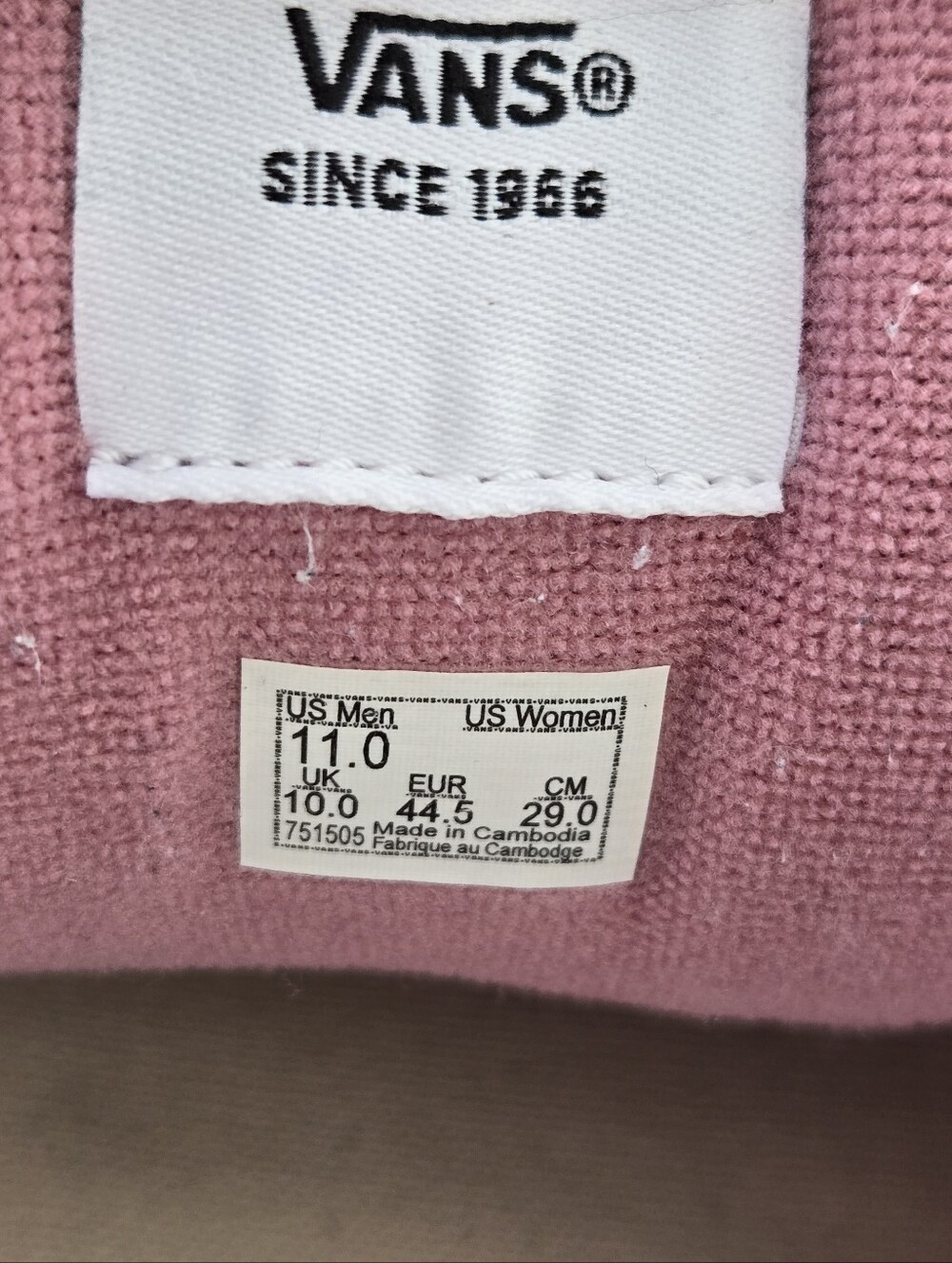 Vans Knu Skool Pink Suede White Sidestripe Chunky Skate Shoes Men 11 - Picture 7 of 8